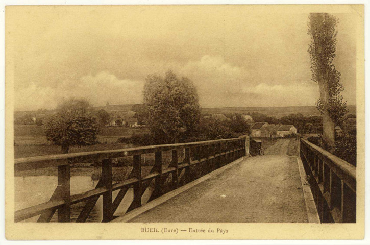 Bueil. Entrée du Pays.