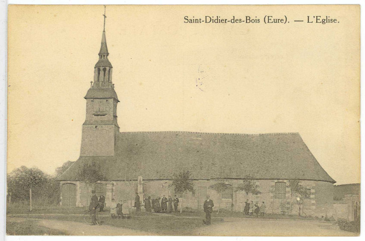 Saint-Didier-des-Bois. L'Eglise.