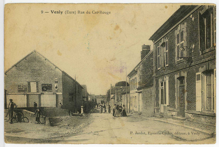 Vesly. Rue du Cat-Rouge.