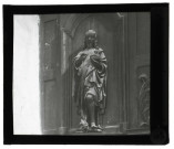 Église de Ménesqueville (Eure), statue en bois de Saint-Jean-Baptiste.