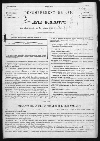 CHAMPIGNOLLES 1926