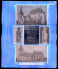 "Églises rurales du département de l'Eure" du chanoine Bonnenfant tome I, planche XXVIII Bourgtheroulde-Infreville (Eure), Bourneville (Eure), Bourth (Eure) et Bray (Eure).