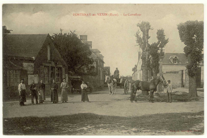 Fontenay. Le Carrefour.