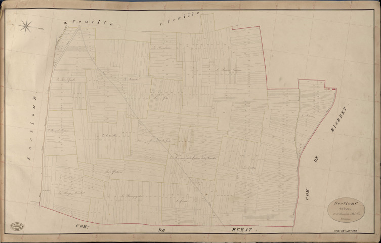 Gauciel. Section C _ des Ziettes _ 3e et dernière Feuille