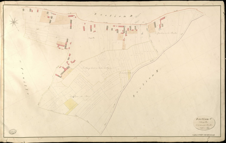 Caillouet-Orgeville. Section C _ d'Orgeville _ 2e et dernière Feuille