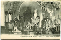 Corneville-sur-Risle. Intérieur de l'Eglise.