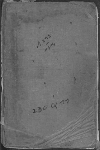 Tables 1898-1914