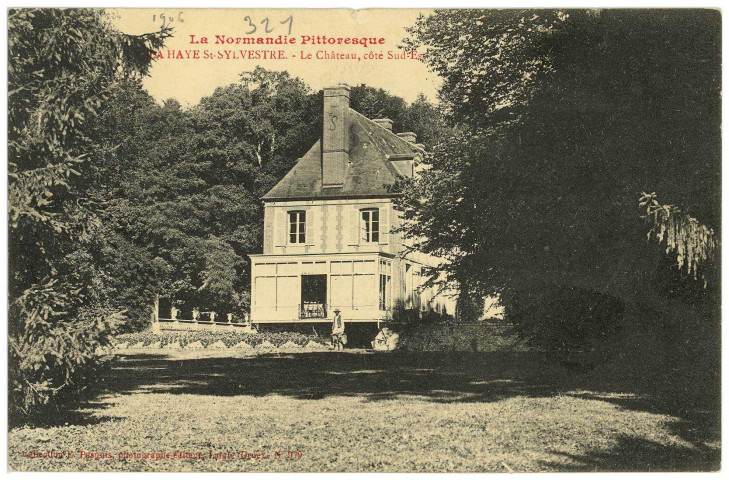 Haye-Saint-Sylvestre (La). Le Château, côté Sud-Est.