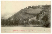 Amfreville-sous-les-Monts. La Côte des Deux-Amants vue de Poses.