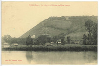 Poses. La Côte et le Château des Deux-Amants.