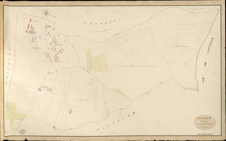 Essarts (Les). Section F _ d'Arpentigny _ 2e et dernière Feuille