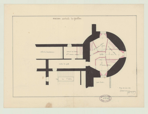Gaillon _"Maison centrale de détention dans l'ancien château de Gaillon.