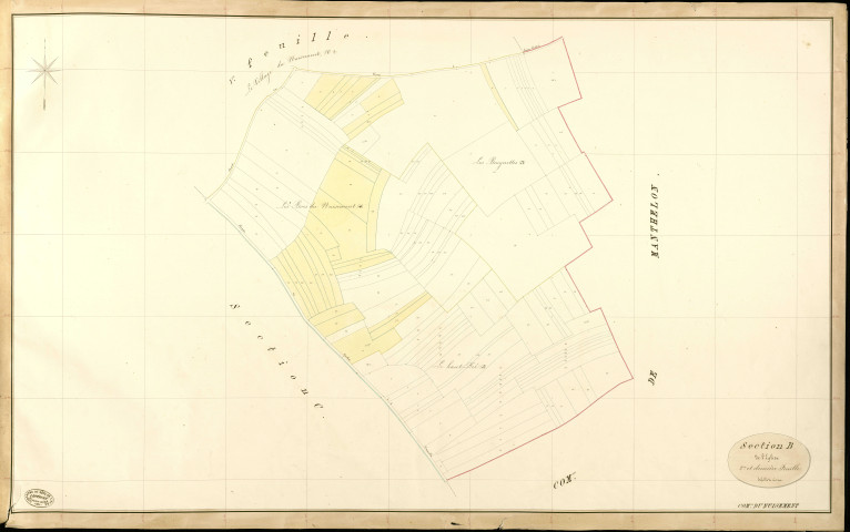 Nuisement (Le). Section B _ de l'Eglise _ 2e et dernière Feuille
