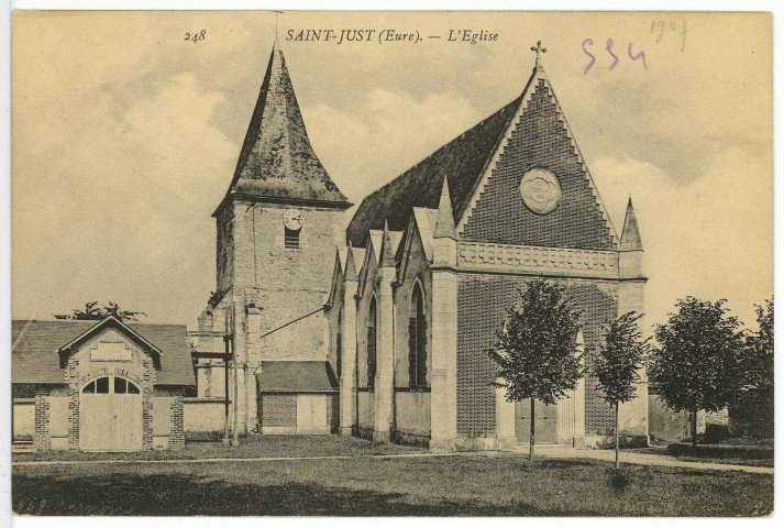 Saint-Just. L'Eglise.