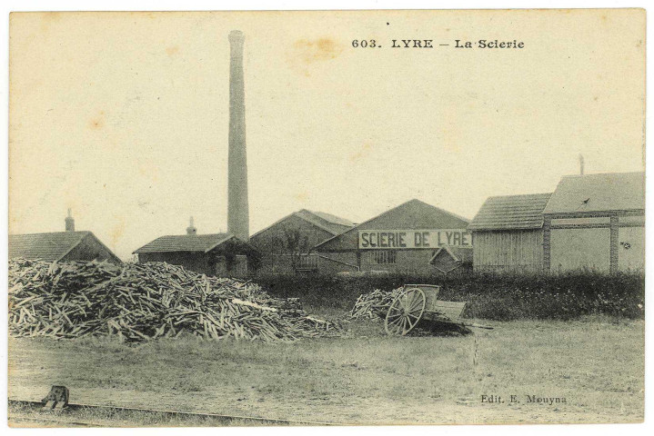 Neuve-Lyre (La). Scierie de Lyre.