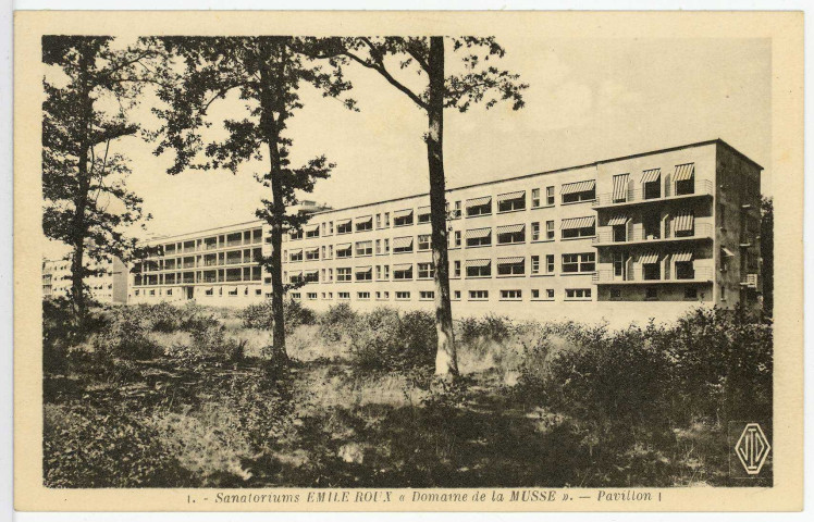 Saint-Sébastien-de-Morsent. Sanatoriums Emile Roux. - «Domaine de la Musse» Pavillon I.