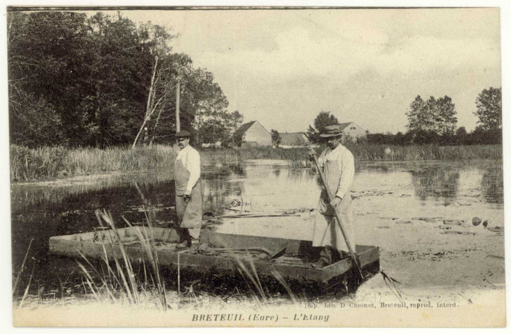 Breteuil-sur-Iton. L'Etang.