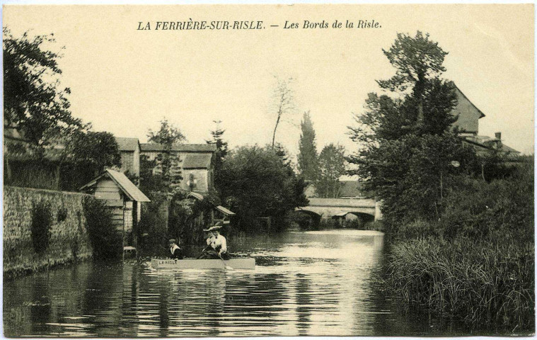 Ferrière-sur-Risle (La). Les Bords de la Risle.