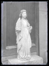 Statue de Sainte-Barbe de l'église de Trouville-la-Haule (Eure).