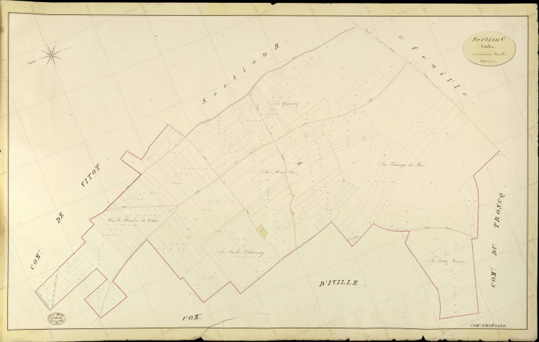 Epégard. Section C _ d'Aillet _ 2e et dernière Feuille