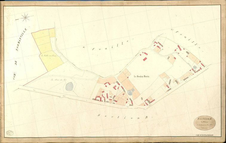 Boulay-Morin (Le). Section A _ du Château _ 3e et dernière Feuille