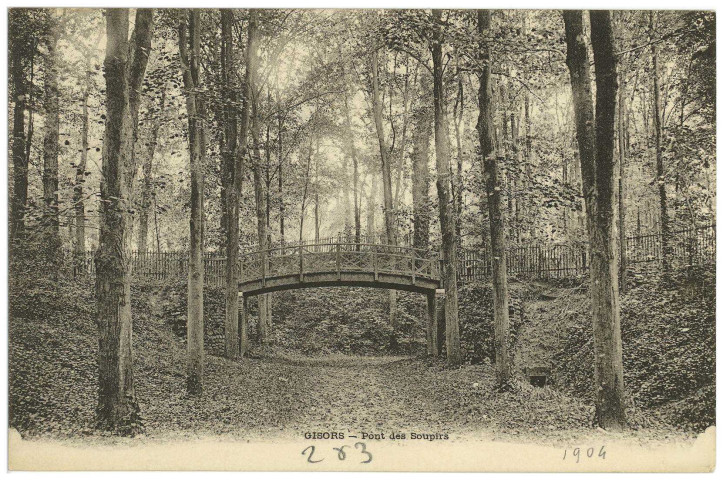 Gisors. Avenue et Pont des Soupirs.