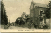 Port-Mort. La Grande Rue, près l'Eglise.