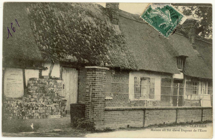 Claville. Maison où fut élevé Dupont de l'Eure.