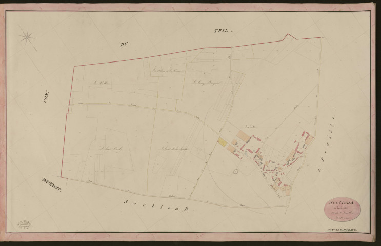 Farceaux. Section A _ de la Londe _ 1re de 2 Feuilles