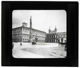 Palais du Latran et obélisque à Rome (Italie).