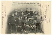 Evreux-Ville. Union Départementale des Sapeurs Pompiers de l'Eure - Réunion du Conseil d'Administration - Evreux - Août 1906.