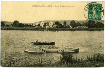 Notre-Dame-de-l'Isle. Restes de l'ancien barrage.
