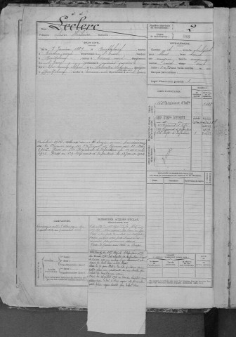 Evreux. Registre - Tome 1 (1909)