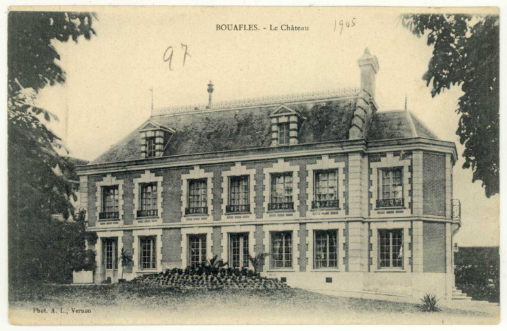 Bouafles. Le Château.