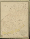 Saint-Aubin-de-Scellon. Tableau d'assemblage _ du Plan Parcellaire de la Commune des St Aubin de Scellon _ Canton de Thiberville - Bernay - Eure. _ Terminé sur le Terrain le 5 Aout 1846 , sous l'administration de M. petit de Bantel, Préfet _ M. Lailler, Maire _ sous la Direction de M.Violas de Martigny, Directeur des Contributions directes _ M. Le Fébure, Géomètre en Chef. _ Par M. Gérard, Géomètre de 1re classe.