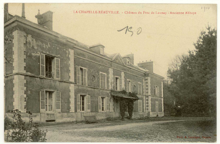 Chapelle-Réanville (La). Château du Froc de Launay-Ancienne Abbaye.