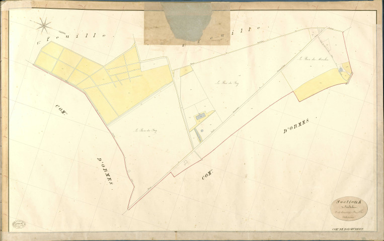 Bois-Hubert (Le). Section A _ de Bois Hubert _ 3e et dernière Feuille