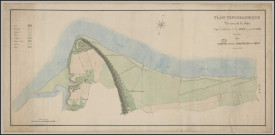 Cours de la Seine de la Trinité Saint-Aubin à La Roque - "Plan topographique du cours de la Seine depuis l'embouchure de la Risle jusqu'à Saint-Aubin".