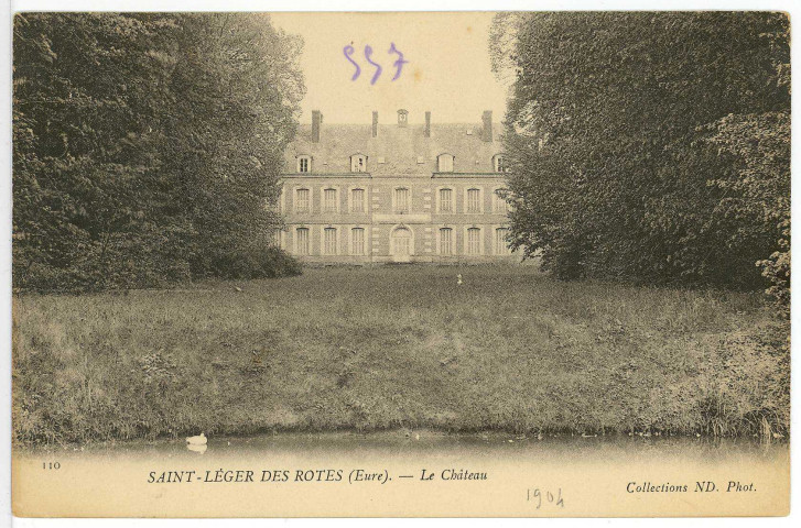 Saint-Léger-de-Rôtes. Le Château.