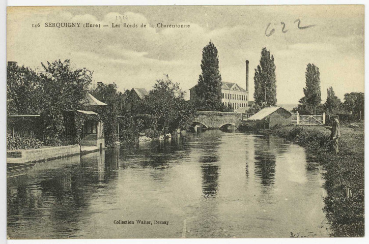 Serquigny. Les Bords de la Charentonne.
