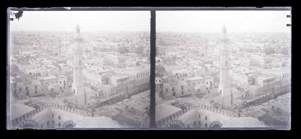 Vue générale du Caire (Égypte).