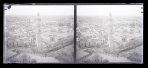 Vue générale du Caire (Égypte).