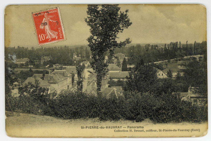 Saint-Pierre-du-Vauvray. Panorama.