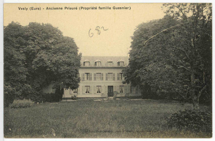 Vesly. Ancienne Prieuré (Propriété famille Guesnier).