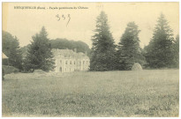 Heuqueville. Façade postérieure du Château.
