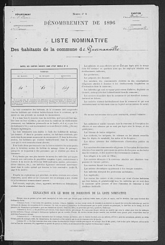 GUERNANVILLE 1896