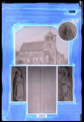 "Églises rurales du département de l'Eure" du chanoine Bonnenfant tome I, planche VIII Aubevoye (Eure).