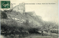 Andelys (Les). Roque - Roche à la Tête d'Homme.
