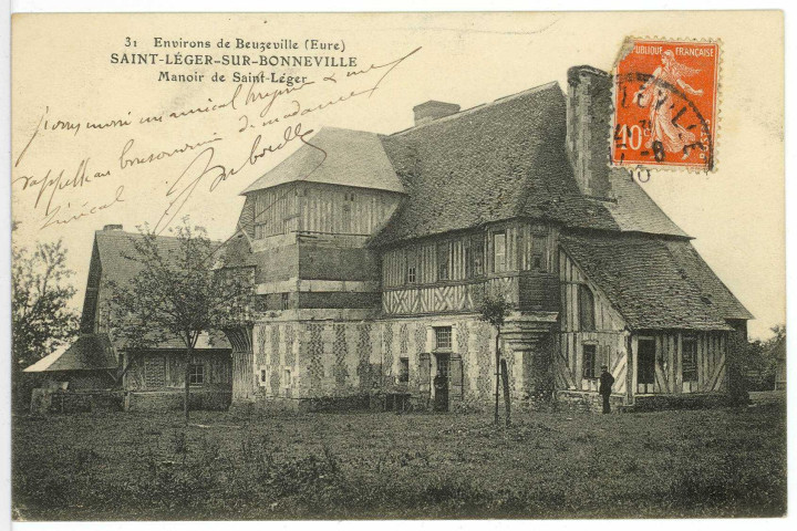 Saint-Léger-sur-Bonneville. Manoir de Saint-Léger.
