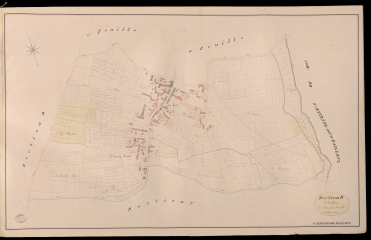 Saint-Pierre-de-Bailleul. Section B _ de la Grâce _ 3e et dernière Feuille